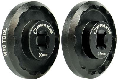 Praxis bottom bracket gereedschap m30 zwart Praxis bottom bracket gereedschap m30 zwart