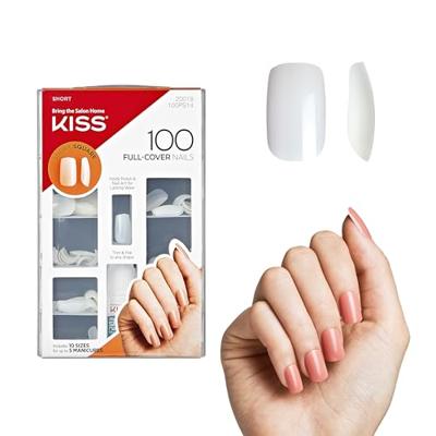 Kiss 100 Full Cover Nails Short Square Kiss 100 Full Cover Nails Short Square