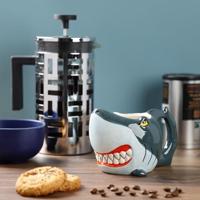 Haai Gevormde Keramiek Mok - thumbnail