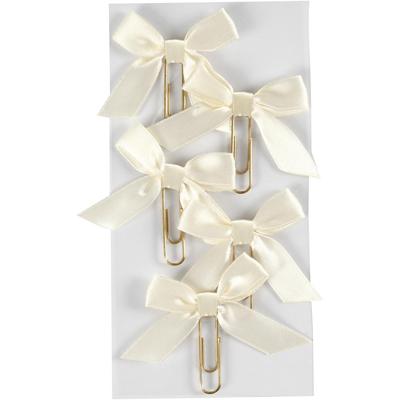 Creativ Company Paperclips, afm 40x70 mm, off-white, 5 stuk/ 1 doos