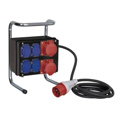 Showtec Powersplit 3 krachtstroomverdeler Showtec Powersplit 3 krachtstroomverdeler