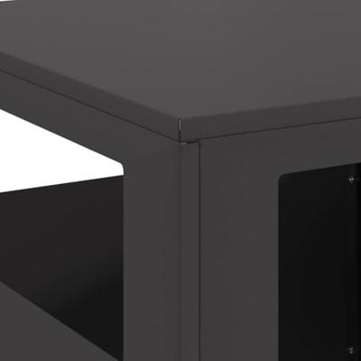 Vuurkorf Zwart 35 x 35 x 100 cm Koudgewalst staal