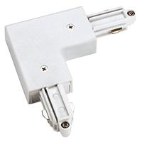 SLV 1-faseL-Connector 1 hoekverbinder aarde buiten wit - 143051 - thumbnail
