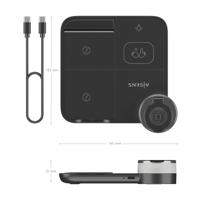 Draadloze oplader Aisens ASCH-15W4WC062-BK Zwart 15 W - thumbnail