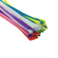 100 PCS pluche stok kinderen educatief speelgoed handgemaakte materialen willekeurige kleur levering - thumbnail