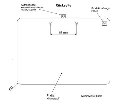 MAUL klemplaat hard kunststof PP A4 liggend zwart, niet transparant MAUL klemplaat hard kunststof PP A4 liggend zwart, niet transparant