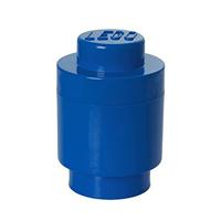Room Copenhagen LEGO Storage Brick 1 Rond Blauw opbergdoos - thumbnail