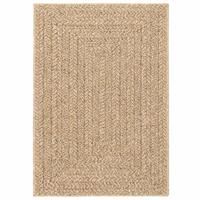 VidaXL Vloerkleed zizur beige binnen en buiten 120x170 cm jute look - thumbnail