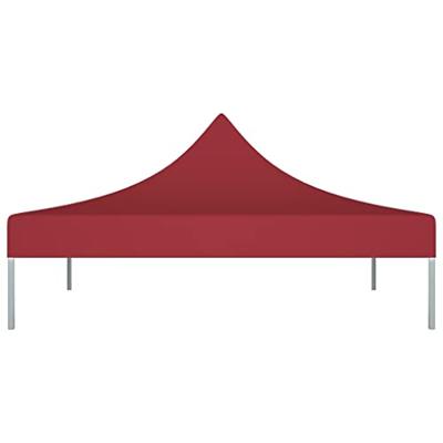 VidaXL Partytentdak 270 g/m² 3x3 m bordeauxrood