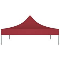 VidaXL Partytentdak 270 g/m² 3x3 m bordeauxrood - thumbnail