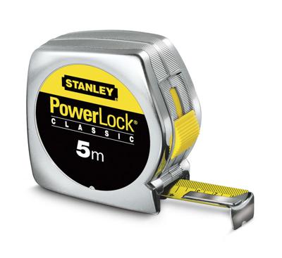 Rolbandmaat 5 meter Stanley PowerLock ABS