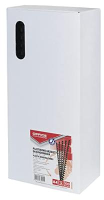 OFFICE products bindruggen, pak van 100 stuks, 12 mm, zwart