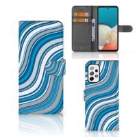 Samsung Galaxy A73 5G | Telefoon Hoesje | Waves Blue - thumbnail