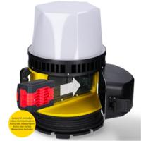 LED&apos;s Work 18V HybridPro Bouwlamp 12000lm - op accu en netstroom - 80W - IP55 & Rough Service Tested - thumbnail