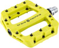 BRAVE platformpedaal "dirt light" platf.pedal dirt light limegreen - thumbnail
