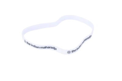 The Indian Maharadja Hairband - Wit