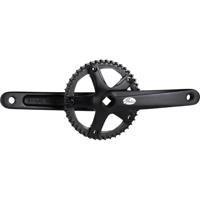 Gates crankstel CDN S150 46T 175mm zonder beschermrand zw. - thumbnail