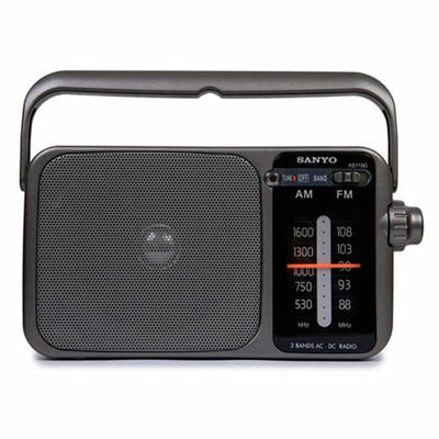 Transitorradio Sanyo Grijs