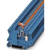 Phoenix Contact 3046278 Doorgangsserieklem 6.2 mm Schroeven Blauw 50 stuk(s)