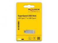 Delock 54075 Glazen pot voor USB-sticks 64 GB Zilver 54075 USB, USB-A, USB-C - thumbnail