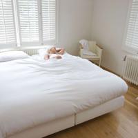 Snurk White FLANEL dekbedovertrek - thumbnail