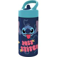 Fles Stitch Sweet Blauw Lila PVC 410 ml Kinderen - thumbnail