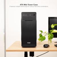 ATX Semi-toren doos TooQ TQC-5701U3C-B Zwart - thumbnail