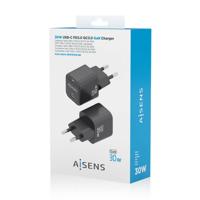 Oplader Aisens ASCH-30W1P019-BK Zwart 30 W (1 Stuks) - thumbnail