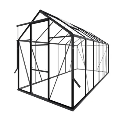 Royal Well | Kate IV Tuinkas | Veiligheidsglas 3 mm | Zwart