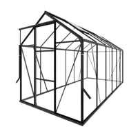 Royal Well | Kate IV Tuinkas | Veiligheidsglas 3 mm | Zwart - thumbnail