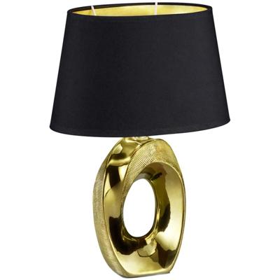 LED Tafellamp Mat Goud - E14 Fitting - Keramieken Tafelverlichting