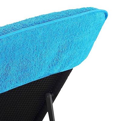 VidaXL Strandhanddoeken 2 st 400 g/m² 75x200 cm stof turquoise