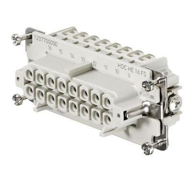 Weidmüller 1207700000 Businzetstuk RockStar® HDC HE 16 + PE Schroeven 1 stuk(s)