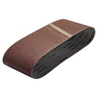 Wolfcraft Textiel schuurband | Korund | K80 | 100 x 690mm | 3 stuks - 3124000 - thumbnail