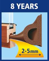 tesa P-PROFILE 05395-00100-00 Afdichtingstape tesamoll Wit (l x b) 10 m x 9 mm 1 stuk(s) - thumbnail