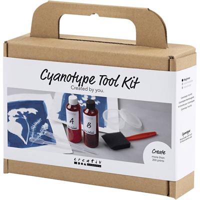 Creativ Company Toolkit voor cyanotypie, accessoires, blauw, 1 doos Creativ Company Toolkit voor cyanotypie, accessoires, blauw, 1 doos
