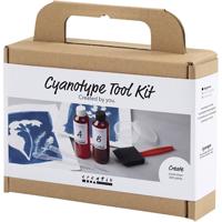 Creativ Company Toolkit voor cyanotypie, accessoires, blauw, 1 doos - thumbnail