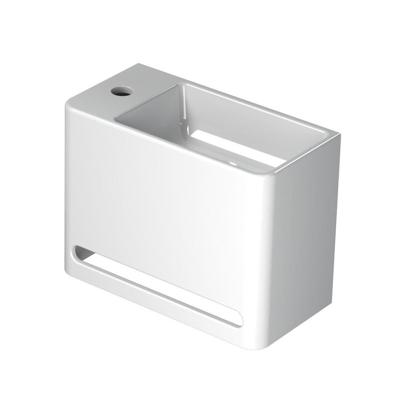 INK Hangar Fontein - 40x20x30cm - wasbak rechts - 1 kraangat - polystone wit glans 3401030