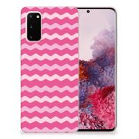 Samsung Galaxy S20 | TPU bumper | Waves Pink - thumbnail