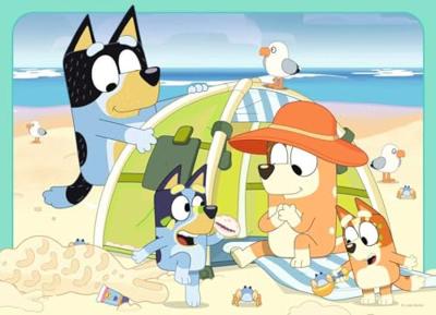 Ravensburger Puzzel Bluey 4x42 Stukjes Ravensburger Puzzel Bluey 4x42 Stukjes