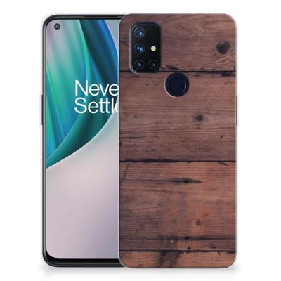 OnePlus Nord N10 5G | Bumper Hoesje | Old Wood