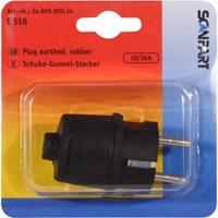 Scanpart 2480500014 E518 Stekker en Ra Rubber 10/16a