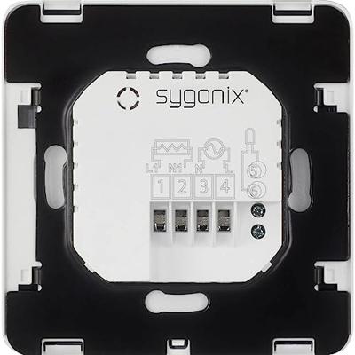 Sygonix SY-4961570 Touch 2 Kamerthermostaat Montagewijze: Inbouw (in muur) Weekprogramma 1 stuk(s)
