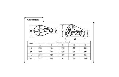 OXFORD hoes "aquatex" bike covers aquate outdoor xl