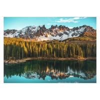 Ravensburger legpuzzel italian landscapes lago di carezza, 1000st. - thumbnail