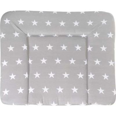 Materassino fasciatoio - ROBA - LITTLE STARS - 85 x 75 cm - Grigio con stelle bianche