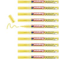 Paintmarker edding 751 oliebasis 1-2mm pastel geel | 10 stuks - thumbnail
