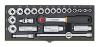 Proxxon Industrial 23110 Dopsleutelset Metrisch 3/8 (10 mm) 24-delig - thumbnail