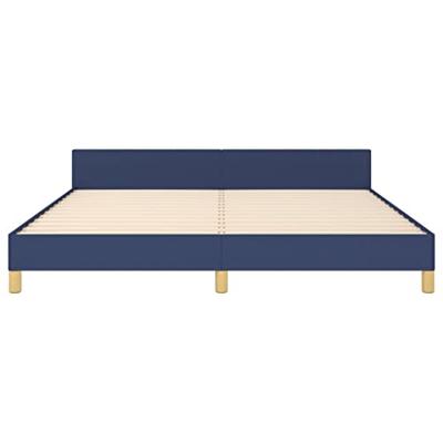 Bedframe zonder matras stof blauw 180x200 cm Bedframe zonder matras stof blauw 180x200 cm