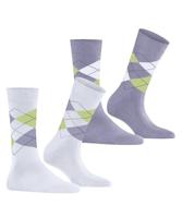 Burlington 2-paar Everyday dames sokken - Argyle - katoenen sokken met ruit print - thumbnail